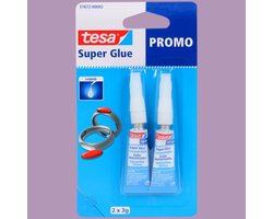 Tesa Super glue 2x3 gram - art. 57672-00002 - secondelijm - 2 tubes — cadeau in Cadeau-ideeën