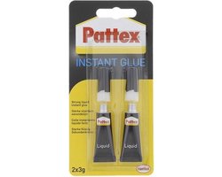Pattex Instant Glue Sterk Vloeibare Secondelijm 2x3g — cadeau in Cadeau-ideeën