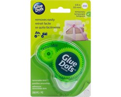 Glue Dots- Removable dots lijmroller -  Dot n go - 10mm - 200 stuks — cadeau in Cadeau-ideeën