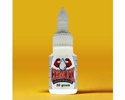 Cosmofix Secondelijm 20 gram – Extra Sterke Industrielijm voor o.a. Rubber, Leer, Metaal, Keramiek en Kunststof – Transparant — cadeau in Cadeau-ideeën