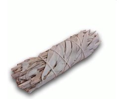 Witte Salie - white sage - smudge stick - 1 stuk - 10cm - meditatie - yoga - huis reiniging - zuivering — cadeau in Sport & Outdoor