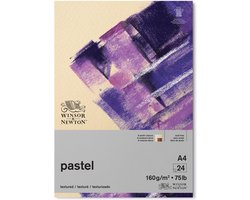 Winsor & Newton 6660765 Pastel Pad A4 – Aardetonen, 160 g/m², 24 vellen, pastelpapier voor pastelkrijt, potlood & houtskool — cadeau in Hobby