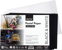 Pastelpapier A5 Set van 18 - 160 GSM, Ideaal voor Pastelkleuren, Kleurpotlood, Grafiet en Houtskool — cadeau in Hobby