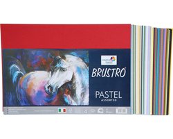 Pastelpapier A5 160 GSM - Assortiment Heldere en Zachte Tinten (40 Vellen) — cadeau in Hobby