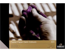 Pastelpapier Donkere Tinten A4 - Hoogwaardig Tekenpapier voor Droge Technieken — cadeau in Hobby