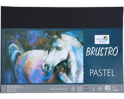 Pastel Papier - Tekenen Papier - Kunst Projecten - Zuurvrij Lange Levensduur - A4 160gsm - Zwart — cadeau in Hobby
