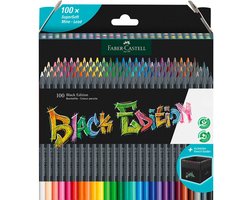 Faber-Castell Black Edition kleurpotloden - 100 stuks - FC-116411 — cadeau in Hobby
