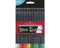 Faber-Castell Black Edition kleurpotloden - 36 stuks - FC-116436 — cadeau in Hobby