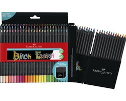 Faber-Castell kleurpotloden - Black Edition - 50 stuks - FC-116450 — cadeau in Hobby