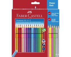 Faber-Castell kleurpotloden - Color Grip - promotieset 18 + 4 + 2 - FC-201540 — cadeau in Hobby