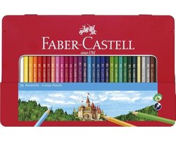 Faber-Castell kleurpotloden - Castle - 36 stuks in blik - FC-115886 — cadeau in Hobby