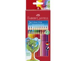 Faber-Castell kleurpotloden - Colour Grip - 24 stuks - FC-112424 — cadeau in Hobby