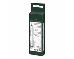 Faber-Castell - Potloodverlenger - Dubbelzijdig - Aluminium - FC-180310 — cadeau in Hobby