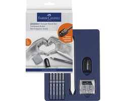 Faber-Castell houtskoolset - 8-delig - FC-114006 — cadeau in Hobby