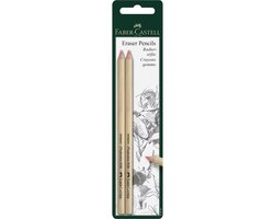 Faber-Castell gum potlood - 2 stuks op blister - FC-185698 — cadeau in Cadeau-ideeën