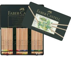 Faber-Castell pastelpotloden - Pitt - blik 60 stuks - FC-112160 — cadeau in Hobby