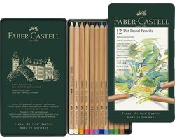 Faber-Castell pastelpotloden Pitt - 12 stuks - FC-112112 — cadeau in Hobby