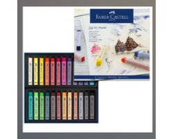 Faber-Castell pastelkrijt - Creative Studio - softpastel - 24 stuks - assorti kleuren - FC-128324 — cadeau in Hobby