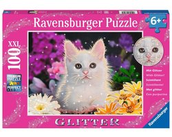 Ravensburger puzzel Schitterend katje - Legpuzzel - 100 XXL stukjes — cadeau in Spellen & Speelgoed