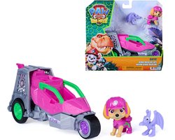 PAW Patrol - De Dino Film - Skye's Dino Rescue Jet Voertuig - Met opvouwbare vleugels en inzetbare klauw — cadeau in Spellen & Speelgoed