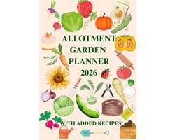 Moestuinplanner 2026 - Tuinboek en Organizer met Recepten — cadeau in Kalenders & Planners