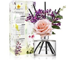 Luxe Rietdiffuser Set met Stokjes - Tuin Lavendel Geur - 189 ml Kamerverspreider voor Huis & Badkamer — cadeau in Wonen & Interieur