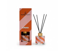 Reed Diffuser Geurstokjes 100ml – Groene Thee – Luxe Geurverspreider van Glas met Zwarte Stokjes – Fris & Vrolijk Design – Langdurige Geur – Perfect Cadeau voor Elke Gelegenheid — cadeau in Wonen & Interieur