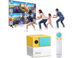Blackview PlayPop 8 - Dunne lichte bewegingsspelconsole - zonder controller - gezinsspel voor meerdere spelers - privacy camera - Wi-Fi 6 - Bluetooth 5.0 - crèmekleur — cadeau in Elektronica