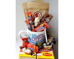Opkikker Cadeaupakket met Soep, Thee, Chocolaatjes en koek | Beterschapscadeau en Verwennerij — cadeau in Eten & Drinken