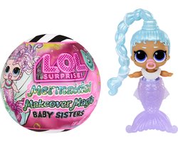 L.O.L. Surprise Mermaids! Makeover Magic Baby Sisters met zeemeerminstaarten die van kleur veranderen en een displaybol met schelpenthema, verzamelpoppen, voor kids van 4+ — cadeau in Spellen & Speelgoed