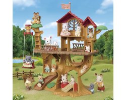 Sylvanian Families 5450 Avontuurlijke boomhut- te combineren met 5451 Blok hut — cadeau in Spellen & Speelgoed