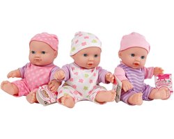 Babypop Mini - 20 cm - 3 assorti -sintcadeau kind - kerstcadeau kind - verjaardag cadeau kind — cadeau in Spellen & Speelgoed