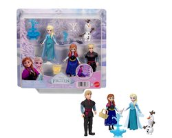 Disney Frozen Anna en Elsa Personageset - met 4 kleine poppen en 4 accessoires — cadeau in Spellen & Speelgoed