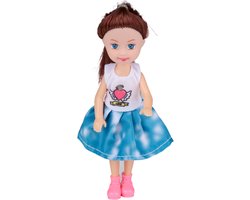 Eddy Toys Fashion Doll Mini 5-Delig - Set Van 5 Kleine Babypopjes Voor Kinderen - Gemaakt Van Kunststof En Textiel - Met Verschillende Kleurrijke Outfits - Meerkleurig - Vanaf 1 Jaar — cadeau in Spellen & Speelgoed