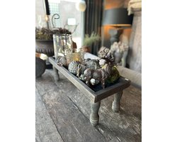 LUKSA| DIENBLAD OP POOTJES| HOUTEN DIENBLAD| LUKSA| DECORATIE — cadeau in Wonen & Interieur