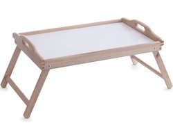 Dienblad/serveerblad op poten grenen hout 50 x 30 cm - Ontbijt op bed — cadeau in Koken & Dineren