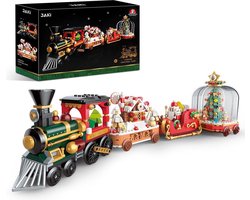 Jaki - Frozen kerstmis trein bouwset | Classic creator kerst speelgoed geschikt voor Lego | Kerstboom modelbouw | Christmas kerstballen decoratie cadeau geschenkset voor kinderen & volwassenen | Bouwdoos met 1011 bouwstenen — cadeau in Spellen & Speelgoed