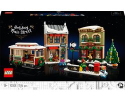 LEGO ICONS - 10308 - Kerst Dorpsstraat - Holiday Main Street — cadeau in Spellen & Speelgoed