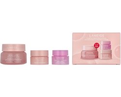 Laneige Plump & Hydrate Trio Set 33 g - Lip Sleeping Mask 3g/Sleeping Mask 10ml/Eye Sleeping Mask 20g — cadeau in Verzorging