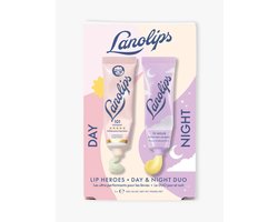 Lanolips - Lip Heroes Day & Night Duo - 101 Ointment Superbalm 15 g & 12 Hour Overnight Lip Mask 15 g — cadeau in Verzorging