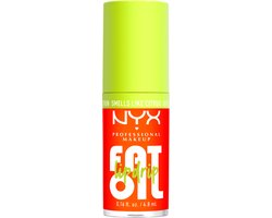 NYX Professional Makeup Fat Oil Lip Drip Lipgloss - Hydraterende gloss - Voor een glanzende finish - Juicy Boo — cadeau in Verzorging