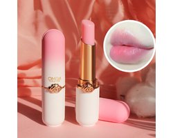 OMGA| Lippenbalsum Peach Color Changing Lipstick | Perzik Lippenstift voor Vollere Lippen |Hydraterende Roze Lipgloss | Lip balm pearl shine | balsem voor Grotere lippen - lip protector | Lip stick voor Dikkere lippen | Roze — cadeau in Cadeau-ideeën