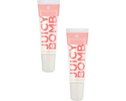 2x Essence Juicy Bomb Shiny Lipgloss 101 Lovely Litchi | 2-pack — cadeau in Cadeau-ideeën