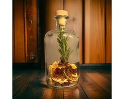 Glühwein Pakket - 500ml - Ambachtelijk - Decoratieve Fles - Natuurlijk - Zelf Wijn Toevoegen - Gratis Verzending! — cadeau in Kookcadeaus