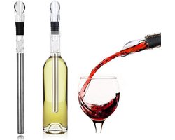 Wijnkoeler Stick - Wijn Koeler Staaf - Fles Koelers - Schenktuit - Wijnschenker - Wine Cooler - Kerst Cadeautip & Sinterklaas Schoencadeau — cadeau in Eten & Drinken