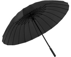 Grote Automatische Paraplu - Winddichte Paraplu Storm - Bescherming tegen Weer - Versterkte Glasvezelribben - 86 x 115 cm - Zwart — cadeau in Mode & Accessoires