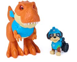 PAW Patrol - T-Rex Timmy met Geluid + Rex Figuur - Hoogte 15 cm - Paw Patrol Speelgoed vanaf 3 Jaar - Paw Patrol Dino Movie - Dino Film - Dinosaurus Speelgoed - Dinosaurussen - T Rex Figuren — cadeau in Spellen & Speelgoed