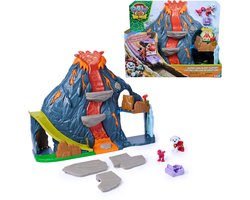 PAW Patrol - De Dino Film Vulkaan Speelset - met licht en geluid Marshall- en Rhubarb-actiefiguren — cadeau in Spellen & Speelgoed