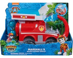 PAW Patrol Jungle Pups - Marshall's Olifant-brandweerwagen met projectielwerper - speelgoedauto met speelfiguur — cadeau in Spellen & Speelgoed