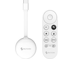 Siltcon® Android TV Box 4K HDR – Streaming Box - 2.4 & 5 GHz WiFi & Bluetooth – TV Stick – 16GB – Geschikt voor Google Assistant – Upgrade elke TV naar SmartTV - Geschikt voor o.a. Youtube, Videoland & Netflix & alle apps! - 2026 Model — cadeau in Elektronica
